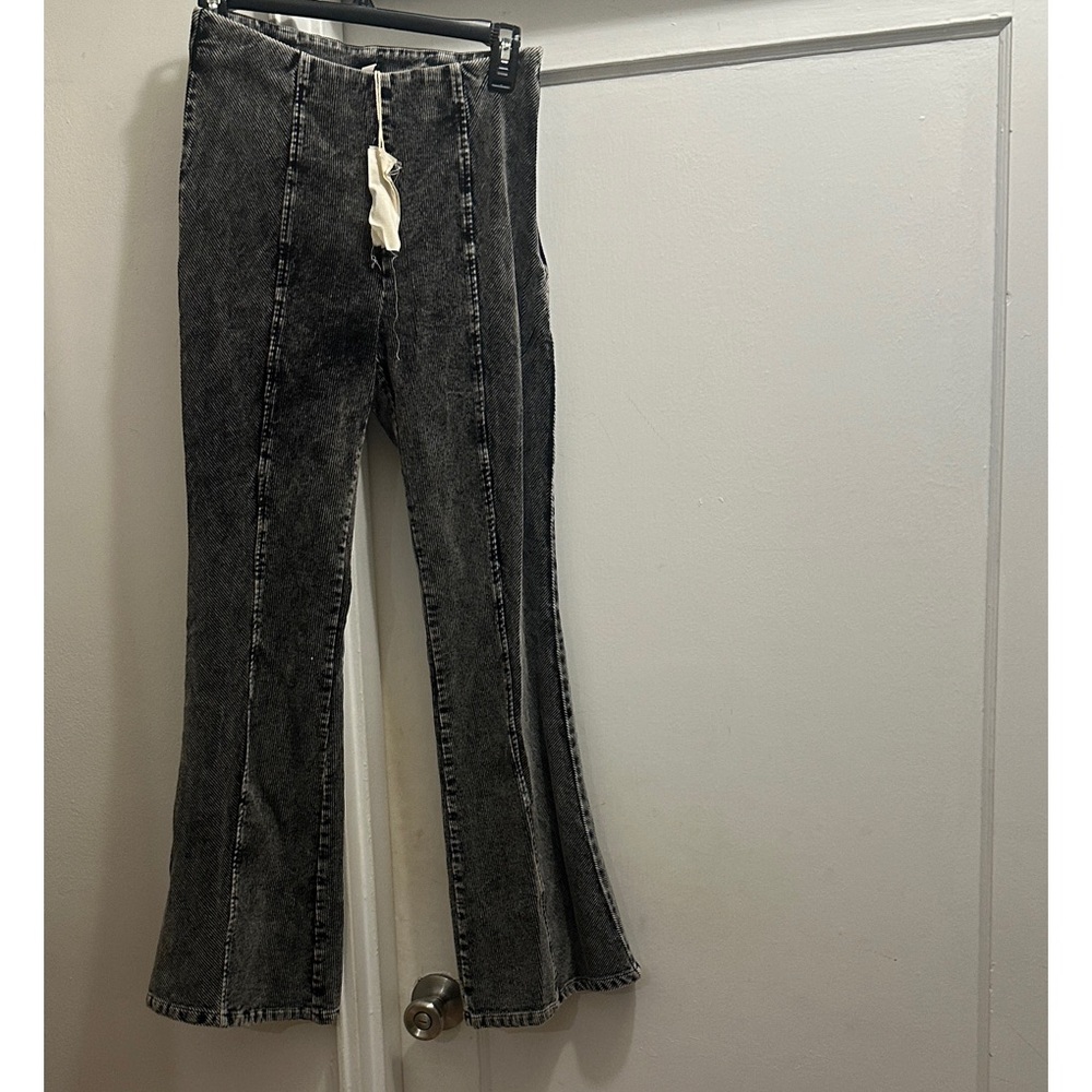 Mystree Black Flared Pants